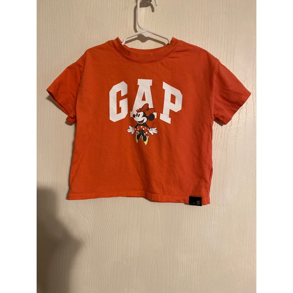 Gap Kids Disney Minnie Mouse Graphic T-Shirt Pink XS 4-5 0645